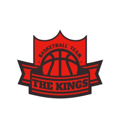 The Kings Basketball team Logo Template Thumbnail