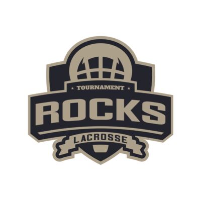 Rocks Tournament Lacrosse Logo Template Thumbnail