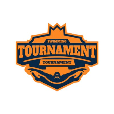 Swimming Tournament logo template Thumbnail
