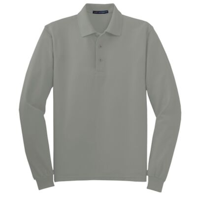 Tall Silk Touch Long Sleeve Polo Thumbnail