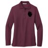 Ladies Silk Touch Long Sleeve Polo Thumbnail