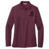 Ladies Silk Touch Long Sleeve Polo Thumbnail